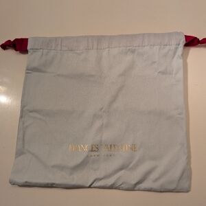 Frances Valentine Light Blue Dust Bag with Gold Logo | Size Small